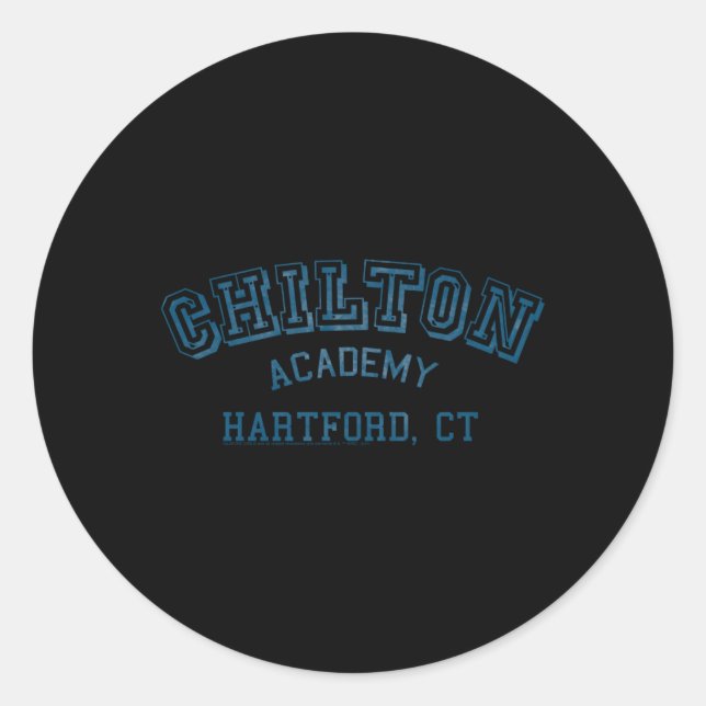 Gilmore Chilton Academy Classic Round Sticker (Front)