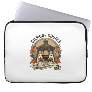 Gilmore Ghouls Vintage Halloween Ghost Laptop Sleeve