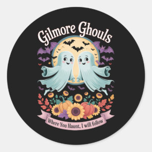 Gilmore Ghouls Where You Haunt8 Classic Round Sticker