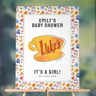 Gilmore Girl's Baby Shower Acrylic Sign