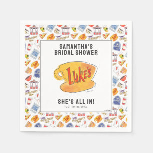 Gilmore Girl's Bridal Shower Napkin