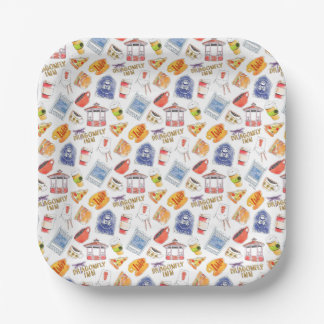 Gilmore Girl's Bridal Shower Paper Plate