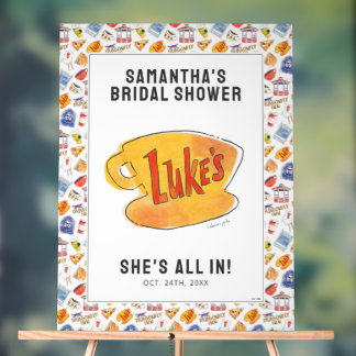 Gilmore Girls Bridal Shower Welcome Acrylic Sign