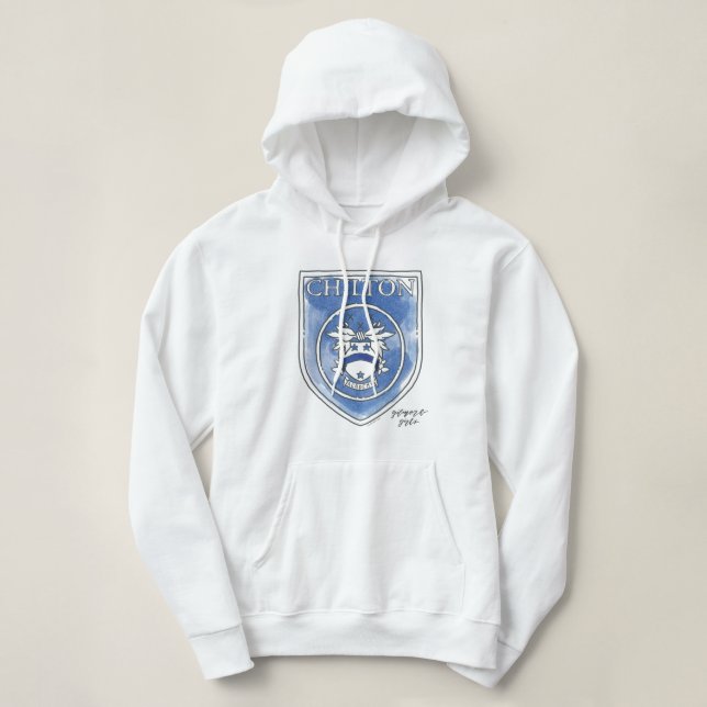 Gilmore Girls | Chilton Academy Watercolor Badge Hoodie (Design Front)