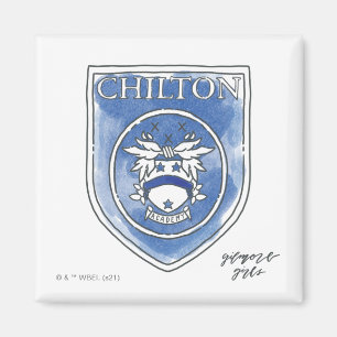 Gilmore Girls Chilton Academy Watercolor Badge Magnet