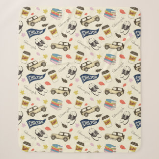 Gilmore Girls Chilton Fall Pattern Sherpa Blanket