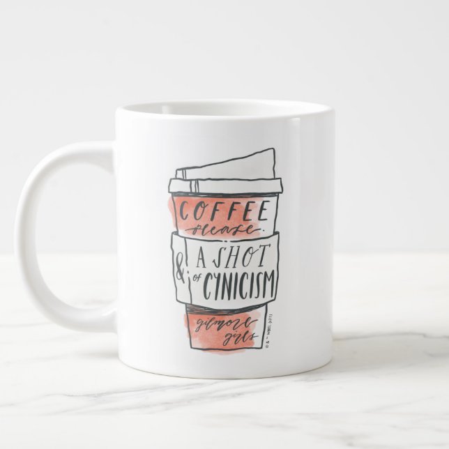 Gilmore Girls | Coffee Please Large Coffee Mug (Left)
