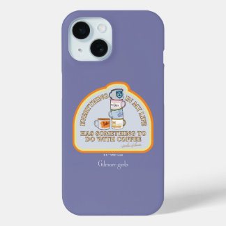 Gilmore Girls | Coffee Quote Graphic iPhone 15 Case