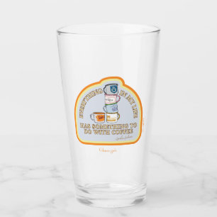 Gilmore Girls Coffee Quote Graphic Glass