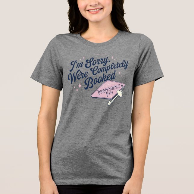 Gilmore Girls Completely Booked Design Tri-Blend Shirt (Front)