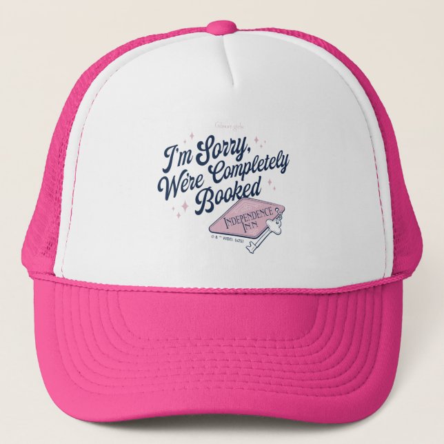 Gilmore Girls Completely Booked Design Trucker Hat (Front)