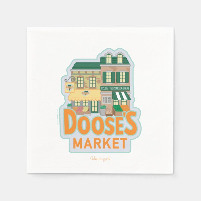 Gilmore Girls | Doose's Market Napkin (Front)