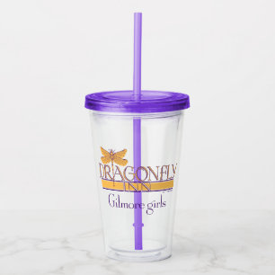 Gilmore Girls   Dragonfly Inn Logo Acrylic Tumbler