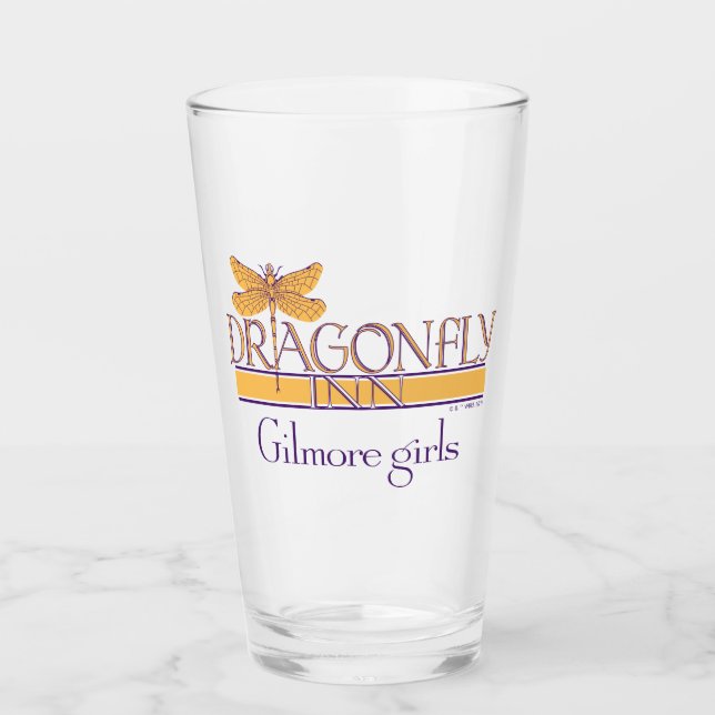 Gilmore Girls | Dragonfly Inn Logo Glass (Front)