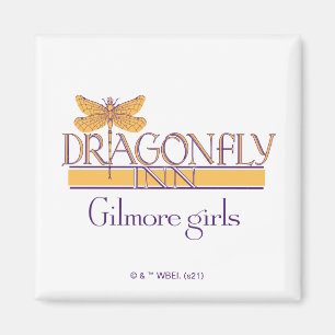 Gilmore Girls Dragonfly Inn Logo Magnet