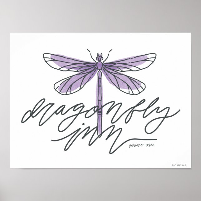 Gilmore Girls | Dragonfly Inn Script Poster (Front)