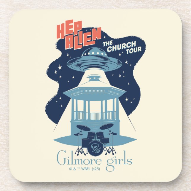 Gilmore Girls Hep Alien Church Tour Coaster (Front)