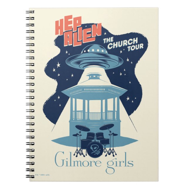 Gilmore Girls Hep Alien Church Tour Notebook (Front)
