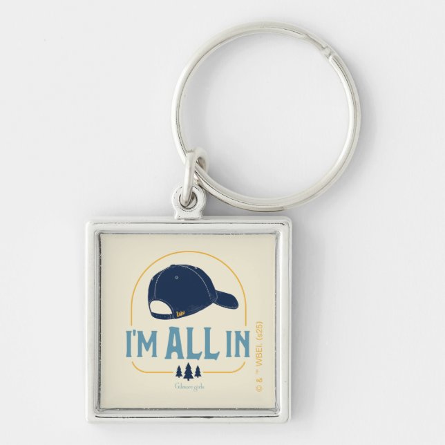 Gilmore Girls I’m All In Luke’s Hat Key Ring (Front)