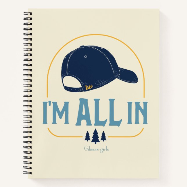 Gilmore Girls I’m All In Luke’s Hat Notebook (Front)