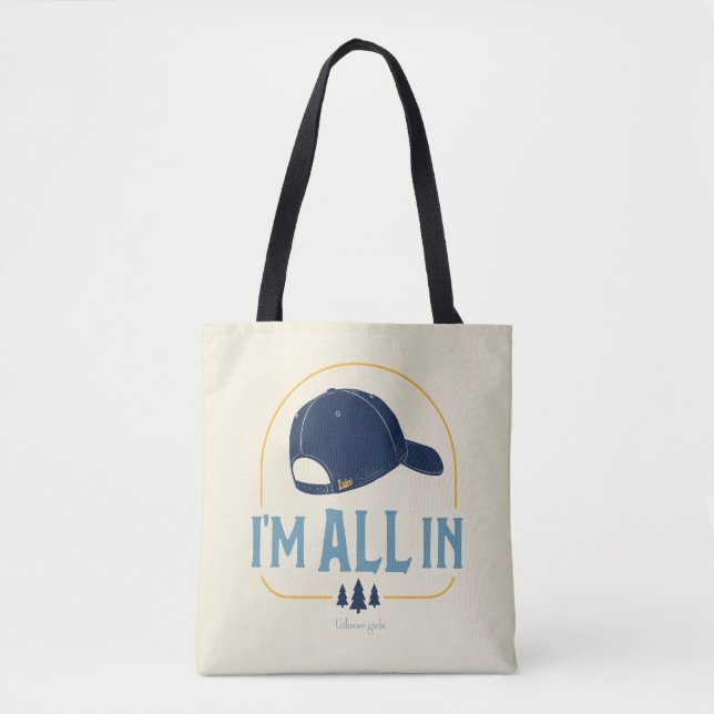 Gilmore Girls I’m All In Luke’s Hat Tote Bag (Front)