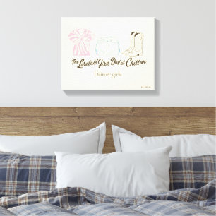 Gilmore Girls Lorelai Chilton Outfit Design Canvas Print