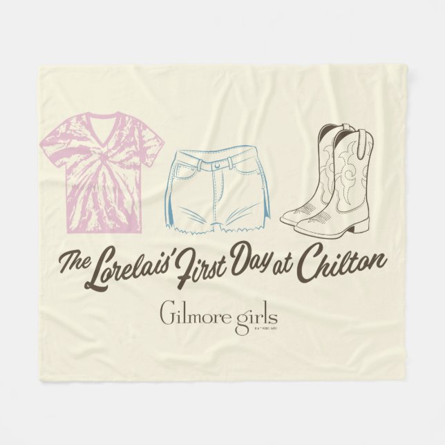 Gilmore Girls Lorelai Chilton Outfit Design Fleece Blanket (Front (Horizontal))