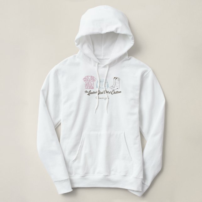 Gilmore Girls Lorelai Chilton Outfit Design Hoodie (Design Front)