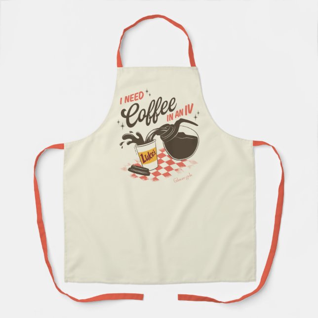 Gilmore Girls Luke’s Coffee IV Quote Apron (Front)