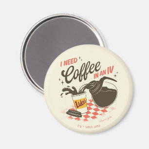 Gilmore Girls Luke’s Coffee IV Quote Magnet