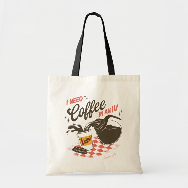 Gilmore Girls Luke’s Coffee IV Quote Tote Bag (Front)