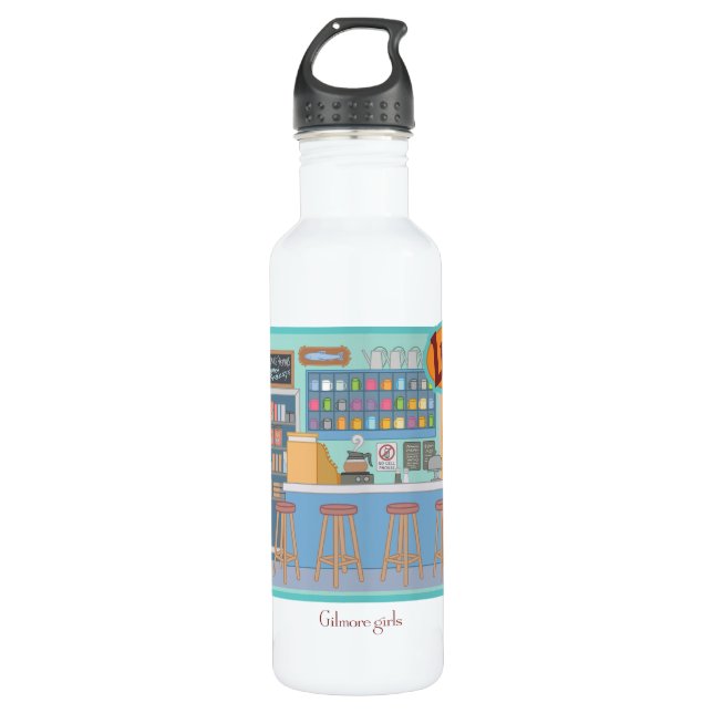 Gilmore Girls | Luke's Diner Graphic 710 Ml Water Bottle (Front)