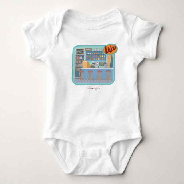 Gilmore Girls | Luke's Diner Graphic Baby Bodysuit (Front)
