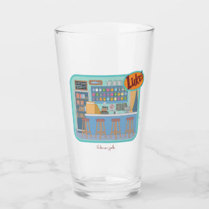 Gilmore Girls Luke's Diner Graphic Glass