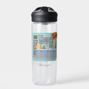 Gilmore Girls Luke's Diner Graphic Water Bottle