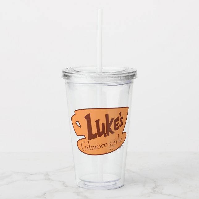Gilmore Girls | Luke's Diner Logo Acrylic Tumbler (Front)