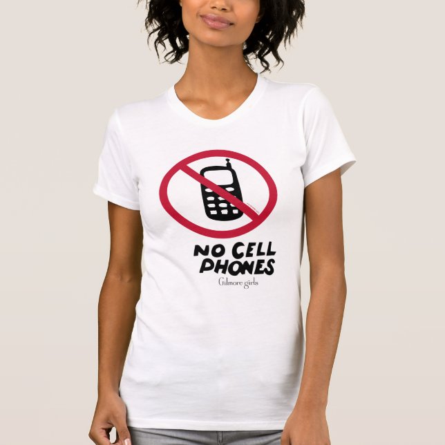 Gilmore Girls | Luke's Diner - No Cell Phones T-Shirt (Front)