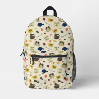 Gilmore Girls Lunch at Luke’s Pattern Printed Backpack