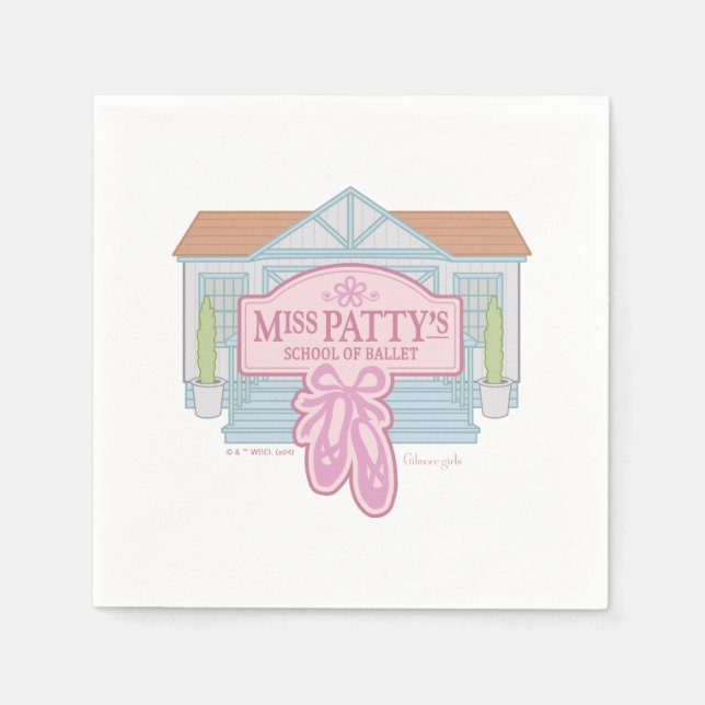 Gilmore Girls | Miss Patty's School of Ballet Napkin (Front)