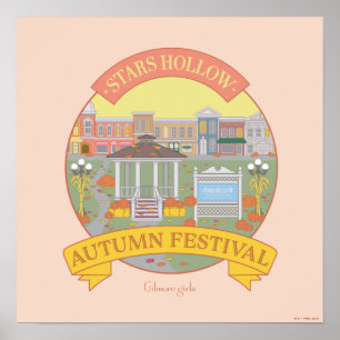 Gilmore Girls Stars Hollow Autumn Festival Poster