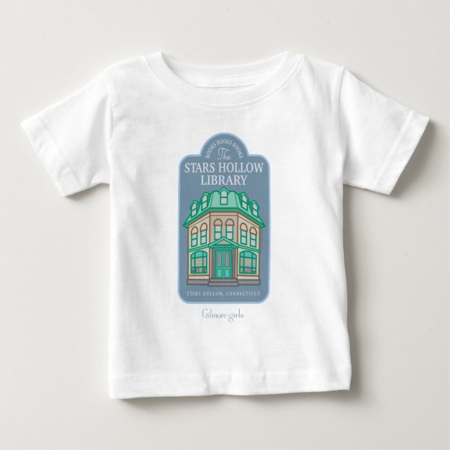 Gilmore Girls | Stars Hollow Library Baby T-Shirt (Front)