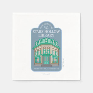 Gilmore Girls Stars Hollow Library Napkin