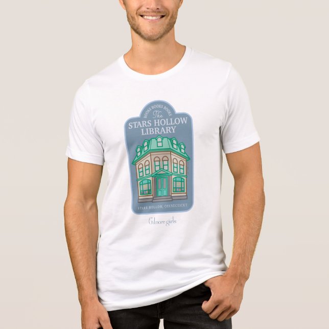Gilmore Girls | Stars Hollow Library Tri-Blend Shirt (Front)