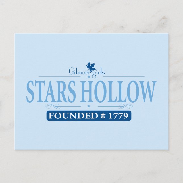 Gilmore Girls | Stars Hollow Logo Postcard (Front)