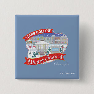 Gilmore Girls Stars Hollow Winter Festival 15 Cm Square Badge