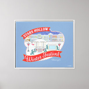 Gilmore Girls Stars Hollow Winter Festival Canvas Print
