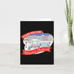 Gilmore Girls Stars Hollow Winter Festival Card