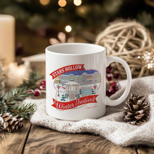 Gilmore Girls Stars Hollow Winter Festival Coffee Mug