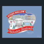 Gilmore Girls | Stars Hollow Winter Festival Poster<br><div class="desc">Celebrate the winter wonderland of Stars Hollow with this enchanting Winter Festival design. Featuring snow-covered buildings,  twinkling lights,  and festive decorations,  this artwork brings to life the warmth and community spirit of the town’s holiday season.</div>