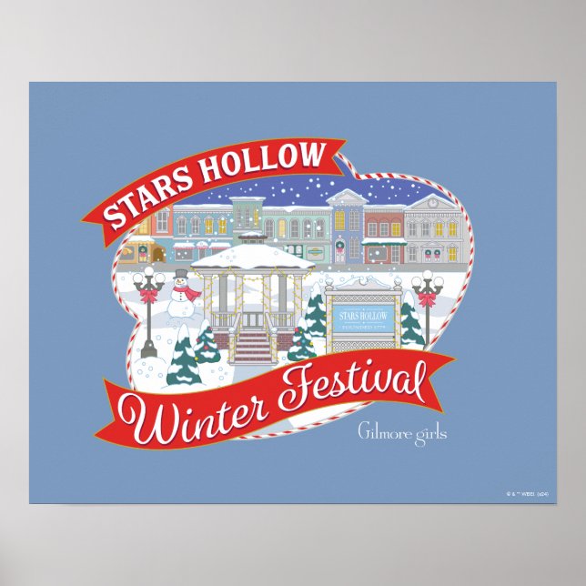 Gilmore Girls | Stars Hollow Winter Festival Poster (Front)